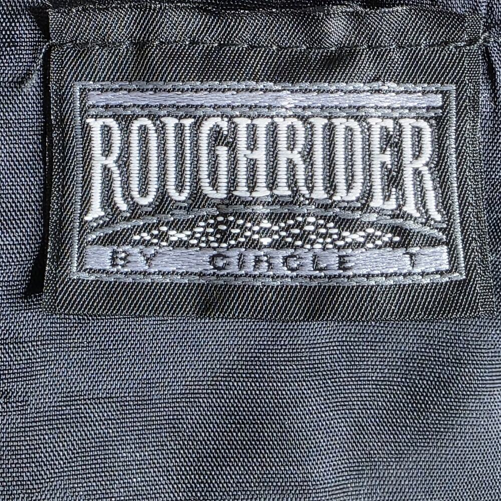 Vintage Roughrider by Circle T Western Tapestry Vest Horse Cowboy Rodeo Print M - Picture 5 of 6